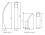LED garden luminaire Kanlux GORIA LED 57 - technical drawing