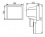 Halogen floodlight Kanlux JEN CE-82-W - technical drawing