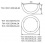Ceiling light fitting Kanlux TIVA 1130 DDR/ML-SN - technical drawing