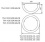 Ceiling light fitting Kanlux TIVA 1130 DDR/ML-DB - technical drawing