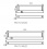 Under-cupboard linear LED fixture Kanlux PAX TL-90LED - technical drawing