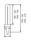 Non-integrated compact fluorescent lamp Kanlux T1U-11W/K - technical drawing