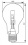Halogen lamp Kanlux GLH/CL 28W E27 - technical drawing
