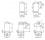 Ceramic converter Kanlux HLDR-E27/GU10 - technical drawing