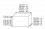 Switchgear on DIN rail Kanlux DB112W 1X12P/SM - technical drawing