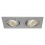 SLV NEW TRIA II LED DL SQUARE SET, alu brushed, 2x6W, 38°, 2700K , incl. driver and springs