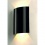 SLV LED SAIL 2 wall lamp, semicircular, black, 2x 3W LED , 3000K