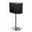 SLV SOPRANA OVAL table lamp TL-1, black textile, E27, max. 60W