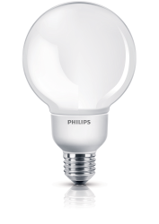 Philips Softone Globe energy saving bulb                                                                     12 W (50 W), E27 cap, Warm white