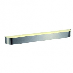 SLV ARLINA T5 24 wall lamp, alu-brushed, 24W, with satined glass