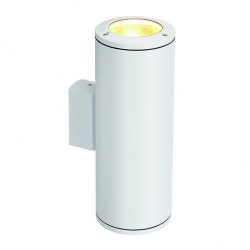 SLV ROX PRO G8,5 wall lamp, white, max. 2x 35W, IP44