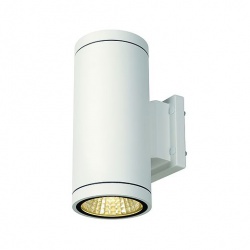 SLV ENOLA_C OUT UP-DOWN wall lamp, round, white, 9W LED, 3000K