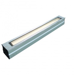 SLV DASAR T5-21 recessed ground profile, stainless steel 316, Energy Saver, 21W, IP67