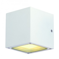 SLV SITRA CUBE wall lamp, white, GX53, max. 9W