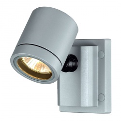 SLV NEW MYRA WALL luminaire, silvergrey, GU10, max. 50W, IP55