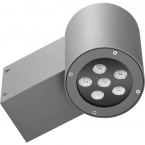 ROTUNDA 1 LED bracket ED 230V/50Hz 6x1W red IP65 45st. grey