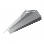  LUG Reflector aluminium symmetric (shiny) T5