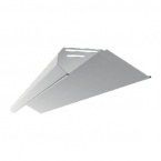 Reflector aluminium asymmetric (shiny) T5