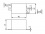 Electronic LED transformer Kanlux ADI 350 1x3W - technical drawing