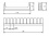 Plug for switchgear of DB series Kanlux Z-DB - technical drawing