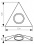 Under-cupboard lighting point fitting Kanlux ZEPO LFD-T02/S-C/M - technical drawing