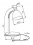 Desk lamp Kanlux ZARA HR-40-SR - technical drawing