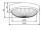 Hermetic wall & ceiling light fitting Kanlux SANGA DL-100 - technical drawing