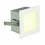 SLV FRAME BASIC LED recessed luminaire, square, matt white, warmwhite LED