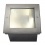 SLV DASAR LED SQUARE recessed ground light, asymmetrical, stainless steel 316, 28W,3000K