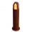 SLV RUSTY CONE 70 outdoor lamp, rusted iron, E27 Energy Saver, max. 11W, IP54