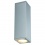 SLV THEO UP/DOWN OUT wall lamp, square, silvergrey GU10, max. 2x35W