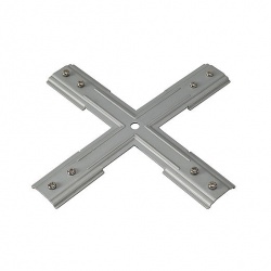 SLV Stabilizing X-connector for 1-circuit HV-track, nickel-plated