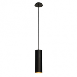 SLV ENOLA pendant luminaire, round , black, E27, max. 60W