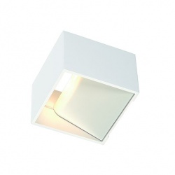 SLV LOGS IN wall lamp, square, white, 5W LED, 3000K