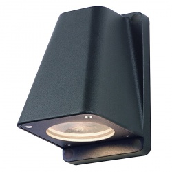 SLV WALLYX GU10 wall lamp, anthracite, max. 50W, IP44