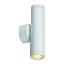 SLV ASTINA OUT Energy Saver, white , 2x GU10, max. 2x 11W, IP44