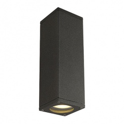 SLV THEO UP-DOWN OUT wall lamp, square, anthracite, GU10, max. 2x35W