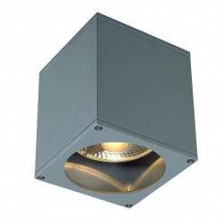 SLV BIG THEO CEILING OUT ceiling luminaire, square, silvergrey, ES111, max. 75W