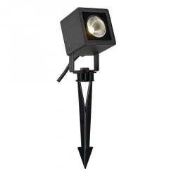 SLV SMALL SQUARE LED spot light, square, anthracite, 6W, 3000K