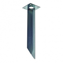 SLV Earth spike GRAFIT SL, RUSTY SLOT and LOGS, galvanized steel, length 48cm