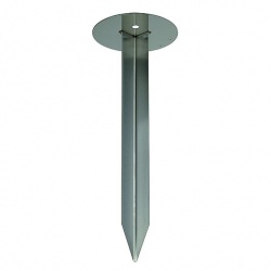 SLV Earth spike for ROX ACRYL POLE , ARCOLOS UP beam, SQUARE POLE and GLOO PURE,stainl. steel