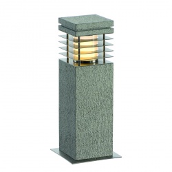 SLV ARROCK GRANITE 40 floor lamp, granite, salt & pepper, E27, max. 15W