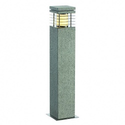 SLV ARROCK GRANITE 70 floor lamp, granite, salt & pepper, E27, max. 15W