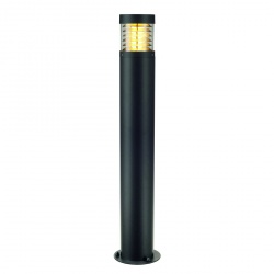 SLV F-POL floor luminaire, round, anthracite, E27, max. 20W