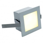  FRAME BASIC LED recessed, square, silvergrey, warmwhite LED