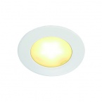 Downlight, DL 126 LED, round, white, 3W LED, warm white, 12V