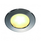  Downlight, DL 126 LED, round, chrome, 3W LED, warm white, 12V