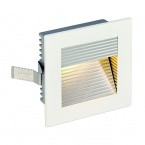 FRAME CURVE LED recessed luminaire, square, matt white, warmwhite LED