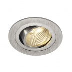  NEW TRIA LED DL ROUND SET, alu brushed, 6W, 2700K, 38°, incl. driver and springs