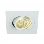  NEW TRIA LED DL SQUARE SET, matt white, 6W, 3000K, 38°, incl. driver and springs